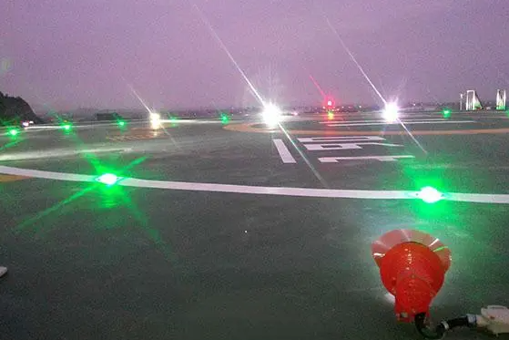 屋顶直升机停机坪接地离地灯